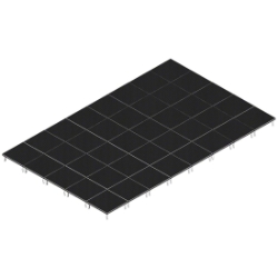QuickLock Staging 20'x32' Indoor/Outdoor Stage System QLSTAGE2032 20x32, 32x20, portable stage platform, portable staging platform, stage deck, stage panel, quicklock, quicklock staging