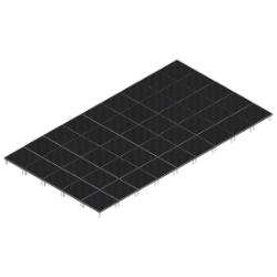 QuickLock Staging 20'x36' Indoor/Outdoor Stage System QLSTAGE2036 20x36, 36x20, portable stage platform, portable staging platform, stage deck, stage panel, quicklock, quicklock staging