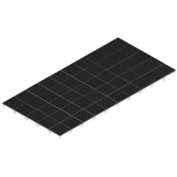 QuickLock Staging 20'x40' Indoor/Outdoor Stage System QLSTAGE2040 20x40, 40x20, portable stage platform, portable staging platform, stage deck, stage panel, quicklock, quicklock staging