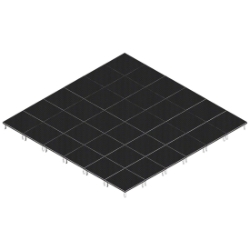 QuickLock Staging 24'x24' Indoor/Outdoor Stage System QLSTAGE2424 24x24, 24 x 24, portable stage platform, portable staging platform, stage deck, stage panel, quicklock, quicklock staging