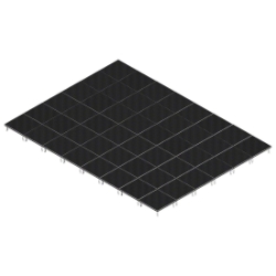 QuickLock Staging 24'x32' Indoor/Outdoor Stage System QLSTAGE2432 24x32, 32x24, portable stage platform, portable staging platform, stage deck, stage panel, quicklock, quicklock staging