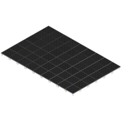 QuickLock Staging 24'x36' Indoor/Outdoor Stage System QLSTAGE2436 24x36, 36x24, portable stage platform, portable staging platform, stage deck, stage panel, quicklock, quicklock staging