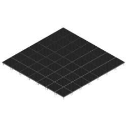 QuickLock Staging 28'x28' Indoor/Outdoor Stage System QLSTAGE2828 28x28, 28 x 28, portable stage platform, portable staging platform, stage deck, stage panel, quicklock, quicklock staging