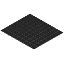 QuickLock Staging 32'x36' Indoor/Outdoor Stage System QLSTAGE3236 32x36, 32 x 36, portable stage platform, portable staging platform, stage deck, stage panel, quicklock, quicklock staging