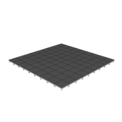 QuickLock Staging 36'x36' Indoor/Outdoor Stage System QLSTAGE3636 36x36, 36 x 36, portable stage platform, portable staging platform, stage deck, stage panel, quicklock, quicklock staging