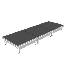 QuickLock Staging 4'x12' Indoor/Outdoor Stage System QLSTAGE412 4x12, 12x4, portable stage platform, portable staging platform, stage deck, stage panel, quicklock, quicklock staging