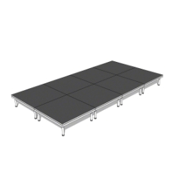 QuickLock Staging 8'x16' Indoor/Outdoor Stage System QLSTAGE816 8x16, 16x8, portable stage platform, portable staging platform, stage deck, stage panel, quicklock, quicklock staging