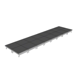 QuickLock Staging 8'x32' Indoor/Outdoor Stage System QLSTAGE832 8x32, 32x8, portable stage platform, portable staging platform, stage deck, stage panel, quicklock, quicklock staging