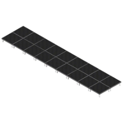 QuickLock Staging 8'x36' Indoor/Outdoor Stage System QLSTAGE836 8x36, 36x8, portable stage platform, portable staging platform, stage deck, stage panel, quicklock, quicklock staging