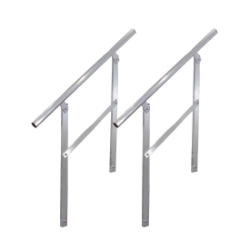 QuickLock Staging Handrails for 3-Step Adjustable-Height Stairs (2-pack) QLSTAIR3GR QLSTAIR3I, QLSTAIR3AL, stairs, adjustable stairs, 16 in stairs to 24 in stairs, handrails, adjustable stair rails