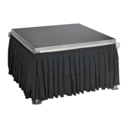 Ameristage 8' Box-Pleat Stage Skirt for 24