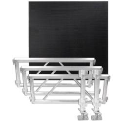 All Terrain 4'x4' Extension Kit - 3 Side Panels/2 Leg Assembly/1 Platform, Industrial Finish AT3ADD 