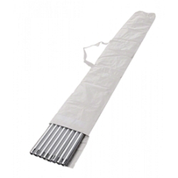 Ameristage 8' Canvas Storage Bag for Pipe & Drape Uprights/Crossbars AMCPBAG8 pipe and drape, pipes and drapes, curtain wall, background, backdrop, back drop, stanchions, crowd barrier, drape wall, storage bag