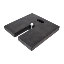 Ameristage Pipe and Drape Rubber Base Weight (20 lbs) AMBASEWT20 