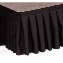 Ameristage 8' Box-Pleat IFR Stage Skirt for 16