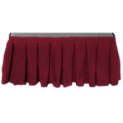 Ameristage Box-Pleat Stage Skirt, 25'8