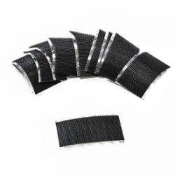 Ameristage Stick-on Velcro Tabs for Attaching Skirts to Stage AMSKVEL10 skirt clips, velcro, hook and loop, mounting tape, stick on velcro