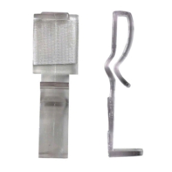 Biljax ST8100 F-Clip Stage Skirt Clip with Velcro (50-pack) BJX-0106-172 biljax, portable staging, skirt clip, skirting, stage skirt, velcro, ST8100, FV skirt clip, snap drape