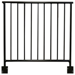 Biljax ST8100 4'W Vertical Rail Guard Rail, Square Corner BJX-0106-459-4 guardrails, guard rails, siderails, side rails, Biljax