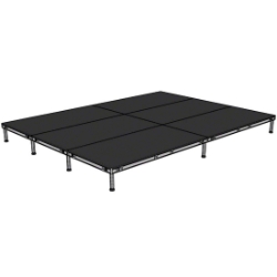 Biljax AS2100 12'x16' Portable Stage System (6 - 4'x8' Decks) BJX-AS48-12X16 16x12, 12x16, 16 x 12, 12 x 16, fast, pro, elite, 192 square feet stage