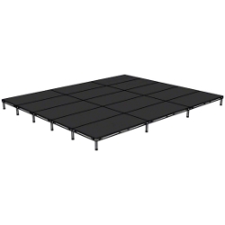 Biljax AS2100 20'x24' Portable Stage Kit (15 - 4'x8' Decks) BJX-AS48-20X24 20x24, 20 x 24, 24 x 20, 24x20, fast, pro, elite, 480 square feet stage
