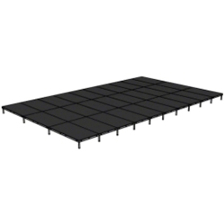 Biljax AS2100 24'x40' Portable Stage Kit (30 - 4'x8' Decks) BJX-AS48-24X40 24x40, 24 x 40, 40x24, 40 x 24, fast, pro, elite, 960 square feet stage