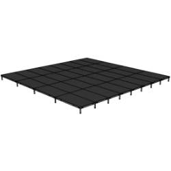 Biljax AS2100 32'x32' Portable Stage Kit (32 - 4'x8' Decks) BJX-AS48-32X32 32x32, 32 x 32, fast, pro, elite, 1024 square feet stage