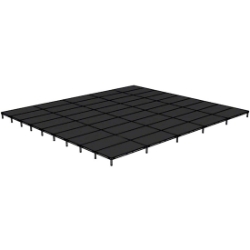 Biljax AS2100 36'x40' Portable Stage Kit (45 - 4'x8' Decks) BJX-AS48-36X40 36x40, 36 x 40, 40x36, 40 x 36, fast, pro, elite, 1440 square feet stage