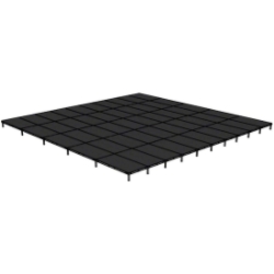 Biljax AS2100 40'x40' Portable Stage Kit (50 - 4'x8' Decks) BJX-AS48-40X40 40x40, 40 x 40, fast, pro, elite, 1600 square feet stage