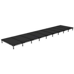 Biljax AS2100 8'x36' Portable Stage Kit (9 - 4'x8' Decks) BJX-AS48-8X36 8x36, 8 x 36, 36 x 8, 36x8, fast, pro, elite, 288 square feet stage