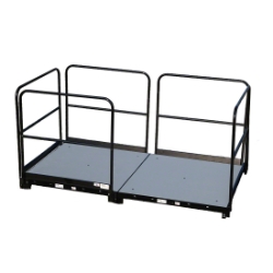 Biljax 4'x8' Steel Stage Event Pod BJX-EP2-ST4X8 4x8, 8 x 4, fast, pro, elite, 32 square feet stage, event pod, concert pod, event platform, audience pod, platform pod