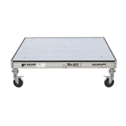 Biljax AS2100 4'x4' Mobile Stage Unit, Gray Stained Plywood BJX-MAS4X4-GSP 4x4, 4 x 4, fast, pro, elite, 16 square feet stage