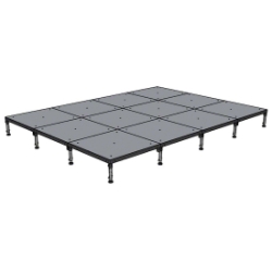 Biljax ST8100 Multi-Stage 12'x16' Portable Stage Kit BJX-ST-12X16 12x16, 12 x 16, fast, pro, elite, 192 square feet stage