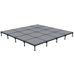 Biljax ST8100 Multi-Stage 16'x16' Portable Stage Kit BJX-ST-16X16 16x16, 16 x 16, fast, pro, elite, 256 square feet stage