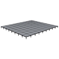 Biljax ST8100 Multi-Stage 32'x36' Portable Stage Kit BJX-ST-32X36 32x36, 32 x 36, fast, pro, elite, 1152 square feet stage