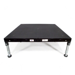 Biljax ST8100 4'x4' Portable Stage Kit, Black Poly Ripple BJX-ST-BPP-4X4 4x4, 4 x 4, fast, pro, elite, 16 square feet stage