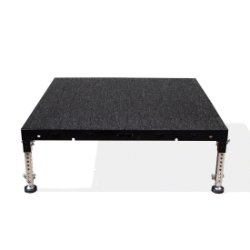 Biljax ST8100 4'x4' Portable Stage Kit, Gray Carpet BJX-ST-CPT-4X4 4x4, 4 x 4, fast, pro, elite, 16 square feet stage