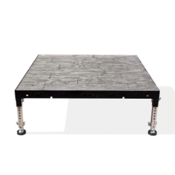 Biljax ST8100 4'x4' Portable Stage Kit, Gray Faux Hardwood BJX-ST-GFH-4X4 4x4, 4 x 4, fast, pro, elite, 16 square feet stage