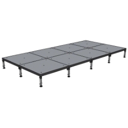 Biljax ST8100 Multi-Stage 8'x16' Portable Stage Kit BJX-ST-8X16 8x16, 8 x 16, fast, pro, elite, 128 square feet stage