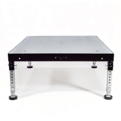 Biljax ST8100 3'x4' Portable Stage Unit, Gray Stained Plywood BJX-ST-3X4-GSP 3x4, 3 x 4, fast, pro, elite, 12 square feet stage