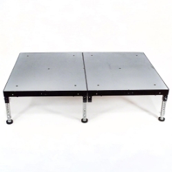 Biljax ST8100 4'x6' Portable Stage Unit, Gray Stained Plywood BJX-ST-4X6-GSP 4x6, 4 x 6, fast, pro, elite, 24 square feet stage