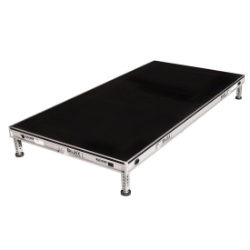 Biljax AS2100 4'x8' Portable Stage Kit (1 - 4'x8' Deck) BJX-AS48-4X8 4x8, 4 x 8, 8 x 4, 8x4, fast, pro, elite, 32 square feet stage