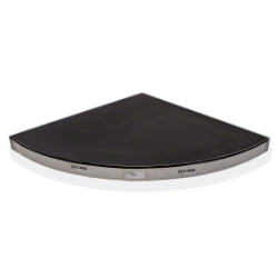Biljax AS2100 4' Quarter Round Poly Stage Deck Platform BJX-0105-27-7 rounded corner, rounded platform, round stage, curved stage, runway