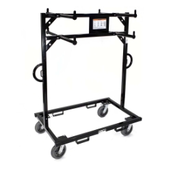 Biljax AS2100 Stage Guard Rail Storage Cart BJX-0105-35-32 guardrail storage
