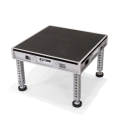 Biljax AS2100 2'x2' Portable Stage Unit, Black Poly BJX-AS22 2x2, 2 x 2, fast, pro, elite, 4 square feet stage