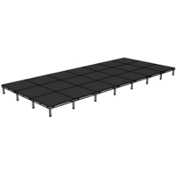 Biljax AS2100 12'x28' Portable Stage Kit (21 - 4'x4' Decks) BJX-AS44-12X28 12x28, 28 x 12, 28x12, 12 x 28, fast, pro, elite, 336 square feet stage