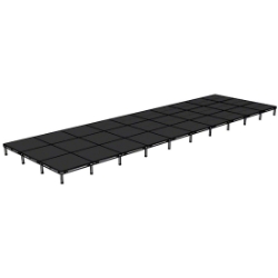 Biljax AS2100 12'x40' Portable Stage Kit (30 - 4'x4' Decks) BJX-AS44-12X40 12x40, 40 x 12, 40x12, 12 x 40, fast, pro, elite, 480 square feet stage