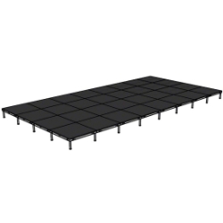 Biljax AS2100 16'x32' Portable Stage Kit (32 - 4'x4' Decks) BJX-AS44-16X32 16x32, 32 x 16, 32x16, 16 x 32, fast, pro, elite, 512 square feet stage