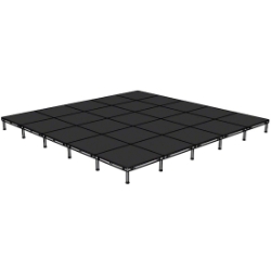Biljax AS2100 20'x20' Portable Stage Kit (25 - 4'x4' Decks) BJX-AS44-20X20 20x20, 20 x 20, fast, pro, elite, 400 square feet stage