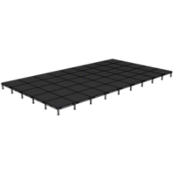 Biljax AS2100 20'x36' Portable Stage Kit (45 - 4'x4' Decks) BJX-AS44-20X36 20x36, 36x20, 20 x 36, 36 x 20, fast, pro, elite, 720 square feet stage